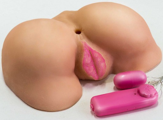 Вибровагина с двумя отверстиями и с выносным пультом - LOVETOY (А-Полимер) - в Хабаровске купить с доставкой