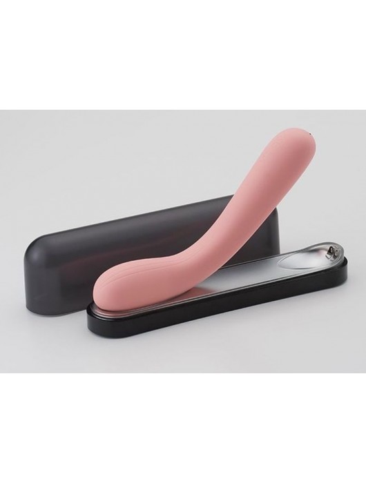 Розовый изогнутый вибратор Iroha Mai Toki - 17,4 см. - Tenga