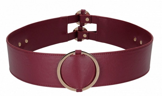 Бордовый ремень Halo Waist Belt - размер L-XL - Shots Media BV - купить с доставкой в Хабаровске