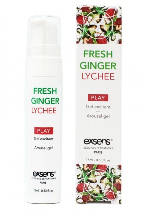 Возбуждающий гель Fresh Ginger Lychee Arousal Gel - 15 мл. - Exsens - купить с доставкой в Хабаровске