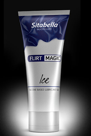 Силиконовая гель-смазка FLIRT MAGIC Ice с лёгким пролонгирующим эффектом - 75 мл. - Sitabella - купить с доставкой в Хабаровске