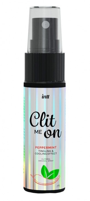 Клиторальный возбуждающий спрей Clit Me On Peppermint - 12 мл. - INTT - купить с доставкой в Хабаровске