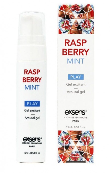Возбуждающий гель Raspberry Mint с ароматом малины и мяты - 15 мл. - Exsens - купить с доставкой в Хабаровске