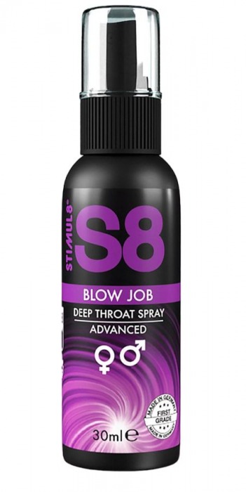 Лубрикант для орального секса S8 Deep Throat Spray - 30 мл. - Stimul8 - купить с доставкой в Хабаровске