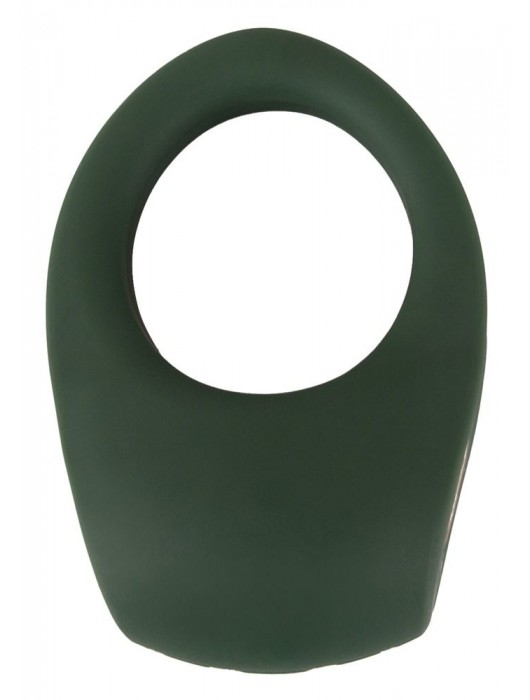 Зеленое эрекционное виброкольцо Luxurious Vibro Cock Ring - Orion - в Хабаровске купить с доставкой