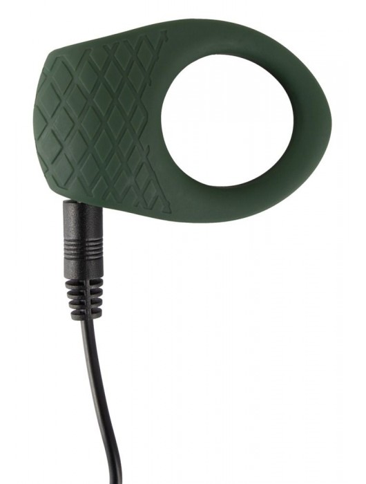 Зеленое эрекционное виброкольцо Luxurious Vibro Cock Ring - Orion - в Хабаровске купить с доставкой