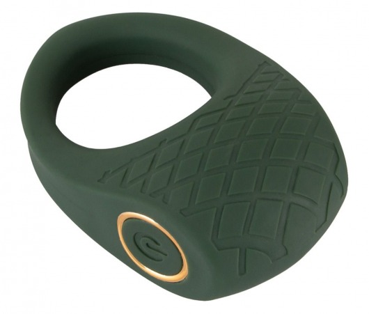 Зеленое эрекционное виброкольцо Luxurious Vibro Cock Ring - Orion - в Хабаровске купить с доставкой