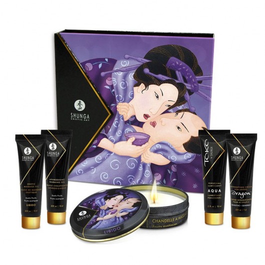 Подарочный набор Geishas secret из 5 предметов - Shunga - купить с доставкой в Хабаровске