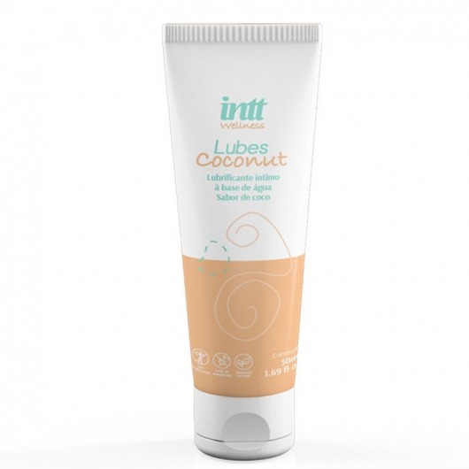 Лубрикант на водной основе Lubes Coconut с ароматом кокоса - 50 гр. - INTT - купить с доставкой в Хабаровске