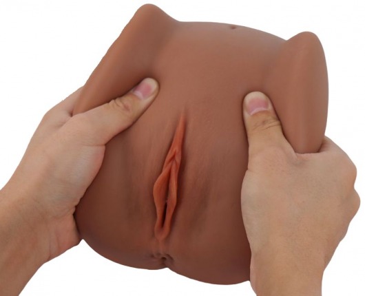 Мастурбатор Black Beauty - вагина и анус - S-HANDE - в Хабаровске купить с доставкой