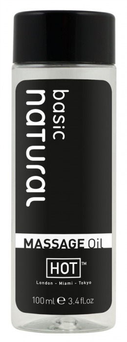 Массажное масло для тела Natural Basic - 100 мл. - HOT - купить с доставкой в Хабаровске