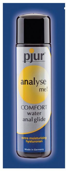 Анальный лубрикант pjur ANALYSE ME Comfort Water Anal Glide - 2 мл. - Pjur - купить с доставкой в Хабаровске