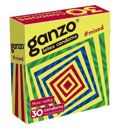 Микс-набор из 30 презервативов Ganzo Mixed - Ganzo - купить с доставкой в Хабаровске