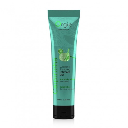 Съедобный интимный гель Orgie Lube Tube Cocktail Caipirinha - 100 мл. - ORGIE - купить с доставкой в Хабаровске