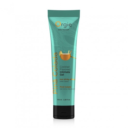 Съедобный интимный гель Orgie Lube Tube Cocktail Pina Colada - 100 мл. - ORGIE - купить с доставкой в Хабаровске