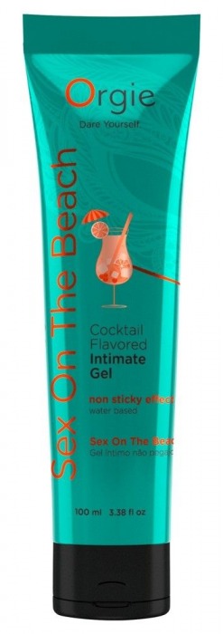 Съедобный интимный гель Orgie Lube Tube Cocktail Sex On The Beach - 100 мл. - ORGIE - купить с доставкой в Хабаровске