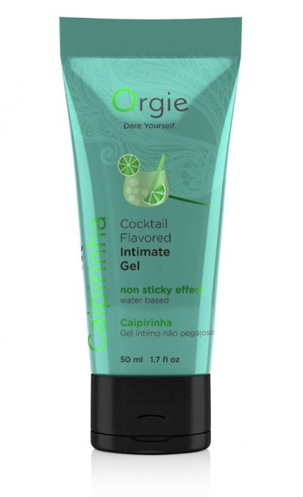 Съедобный интимный гель Orgie Lube Tube Cocktail Caipirinha - 50 мл. - ORGIE - купить с доставкой в Хабаровске