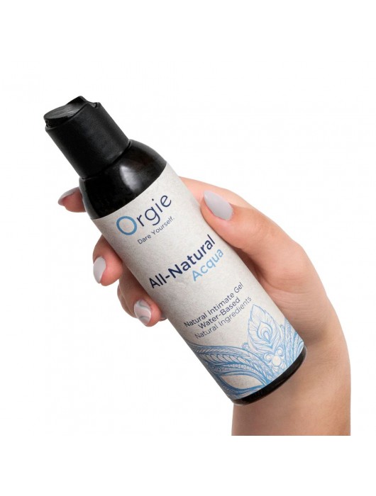 Интимный гель на водной основе Orgie All-Natural Acqua - 150 мл. - ORGIE - купить с доставкой в Хабаровске