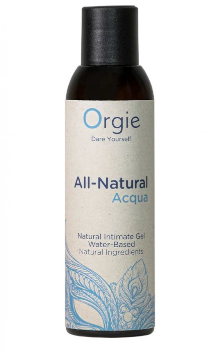 Интимный гель на водной основе Orgie All-Natural Acqua - 150 мл. - ORGIE - купить с доставкой в Хабаровске