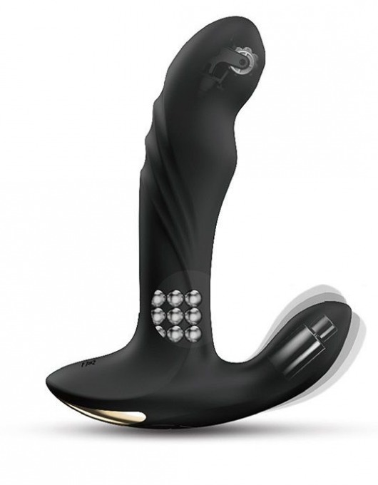 Черный вибромассажер простаты Multi P-Joy с 3 моторами - Dorcel - в Хабаровске купить с доставкой