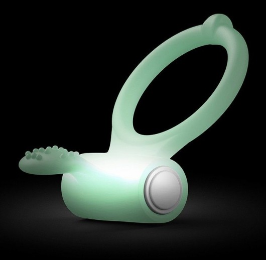 Светящееся в темноте эрекционное виброкольцо Power Clit - Dorcel - в Хабаровске купить с доставкой