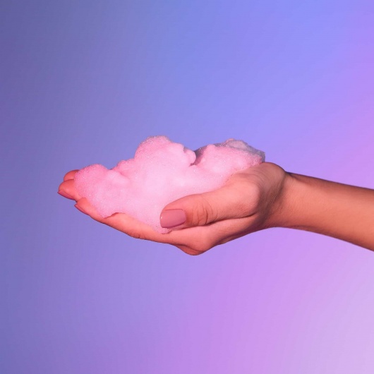 Массажная хрустящая пенка Tickle My Body Cotton Candy с ароматом сладкой ваты - 150 мл. - Love to Love - купить с доставкой в Хабаровске
