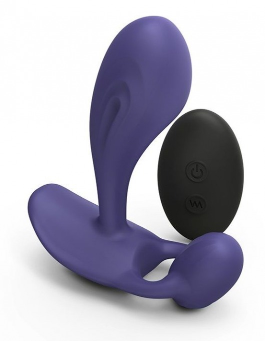Темно-синий вибромассажер Witty P G Vibrator with Remote Control - Love to Love - в Хабаровске купить с доставкой