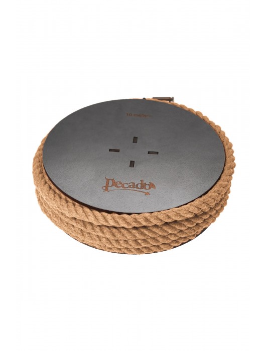 Джутовая веревка для шибари на катушке - 10 м. - Pecado - купить с доставкой в Хабаровске