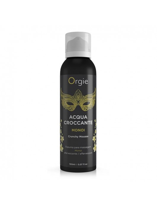 Хрустящая пенка для массажа Orgie Acqua Croccante Monoi с ароматом моной - 150 мл. - ORGIE - купить с доставкой в Хабаровске