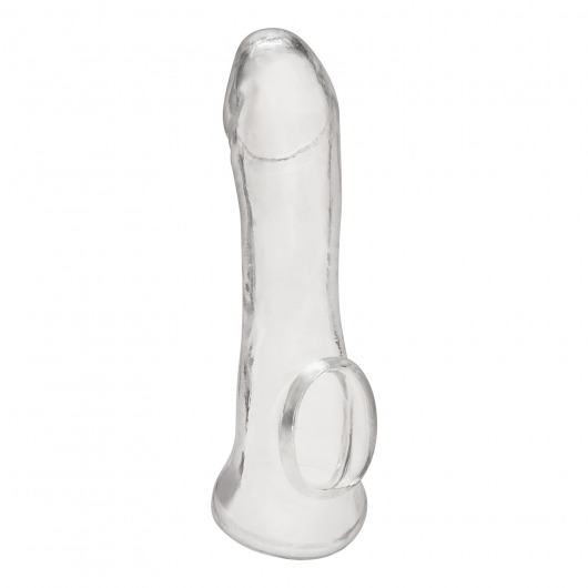 Прозрачная насадка на пенис Transparent Penis Enhancing Sleeve Extension - 15,9 см. - BlueLine - в Хабаровске купить с доставкой