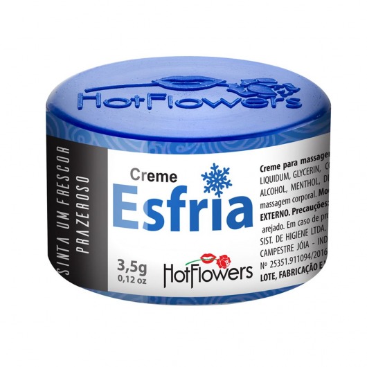 Возбуждающий крем Esfria с охлаждающим эффектом - 3,5 гр. - HotFlowers - купить с доставкой в Хабаровске