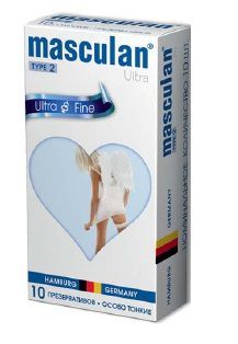Ультратонкие презервативы Masculan Ultra Fine с обильной смазкой - 10 шт. - Masculan - купить с доставкой в Хабаровске