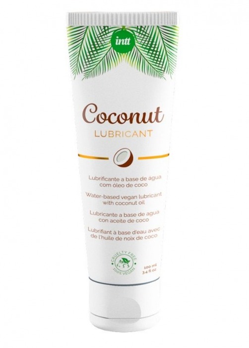 Веганская смазка на водной основе Coconut Lubricant - 100 мл. - INTT - купить с доставкой в Хабаровске