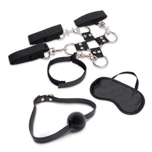 Набор для фиксации из 7 предметов Hogtie   Ball Gag Kit - Lux Fetish - купить с доставкой в Хабаровске