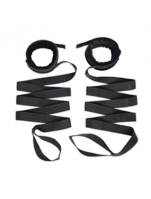 Эротический набор 4PC Bondage Bed Strap   Flogger Kit - Lux Fetish - купить с доставкой в Хабаровске