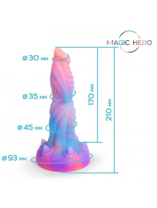 Светящийся в темноте фантаийный стимулятор - 21 см. - Bior toys