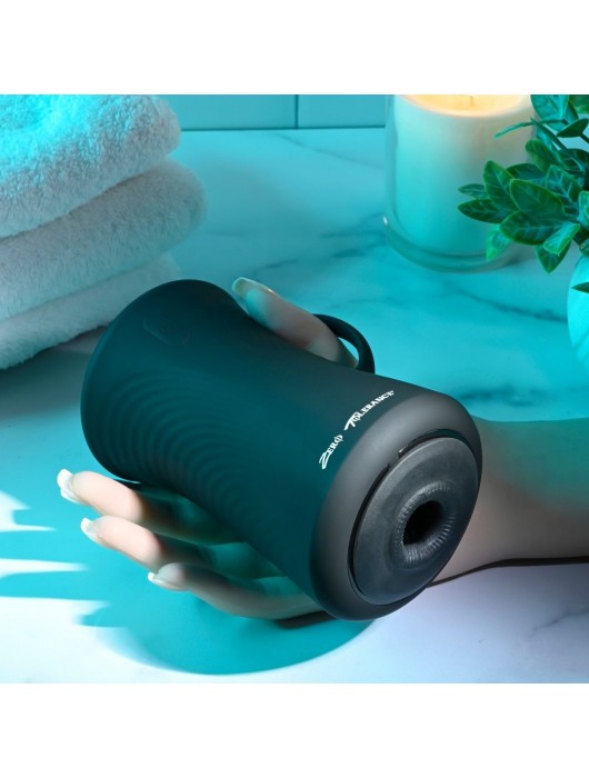 Черный вибромастурбатор с гироскопом Gyro Stroke - Zero Tolerance - в Хабаровске купить с доставкой