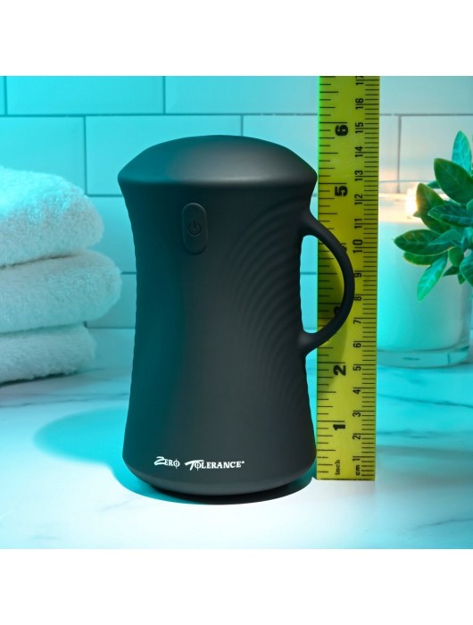 Черный вибромастурбатор с гироскопом Gyro Stroke - Zero Tolerance - в Хабаровске купить с доставкой