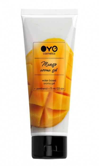 Лубрикант на водной основе OYO Aroma Gel Mango с ароматом манго - 75 мл. - OYO - купить с доставкой в Хабаровске