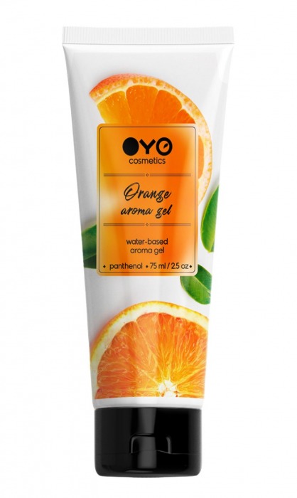 Лубрикант на водной основе OYO Aroma Gel Orange с ароматом апельсина - 75 мл. - OYO - купить с доставкой в Хабаровске