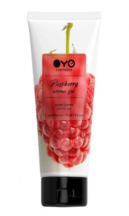 Лубрикант на водной основе OYO Aroma Gel Raspberry с ароматом малины - 75 мл. - OYO - купить с доставкой в Хабаровске