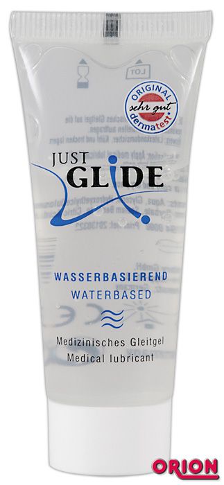 Вагинальная смазка на водной основе JUSTGLIDE - 20 мл. - Orion - купить с доставкой в Хабаровске