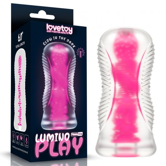 Светящийся в темноте мастурбатор 6.0 Lumino Play Masturbator - Lovetoy - в Хабаровске купить с доставкой
