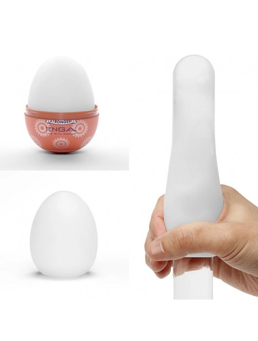Мастурбатор-яйцо Tenga Egg Gear - Tenga - в Хабаровске купить с доставкой