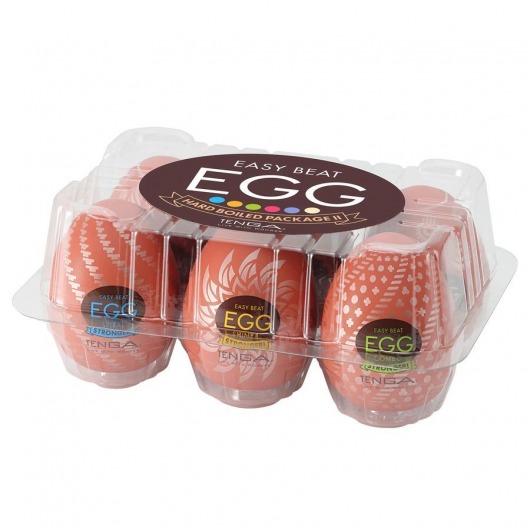 Набор из 6 мастурбаторов-яиц Tenga Egg Variety Pack V - Tenga - в Хабаровске купить с доставкой