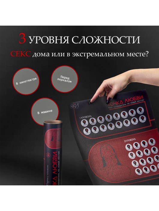 Плакат для двоих  Точка любви  со скретч-слоем - Сима-Ленд - купить с доставкой в Хабаровске