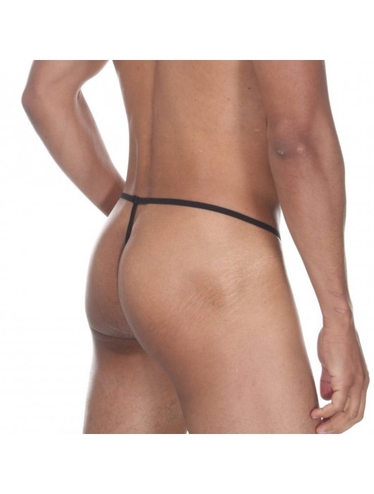 Темно-серые мужские трусы-стринги с принтом - Cosmos Colors купить с доставкой