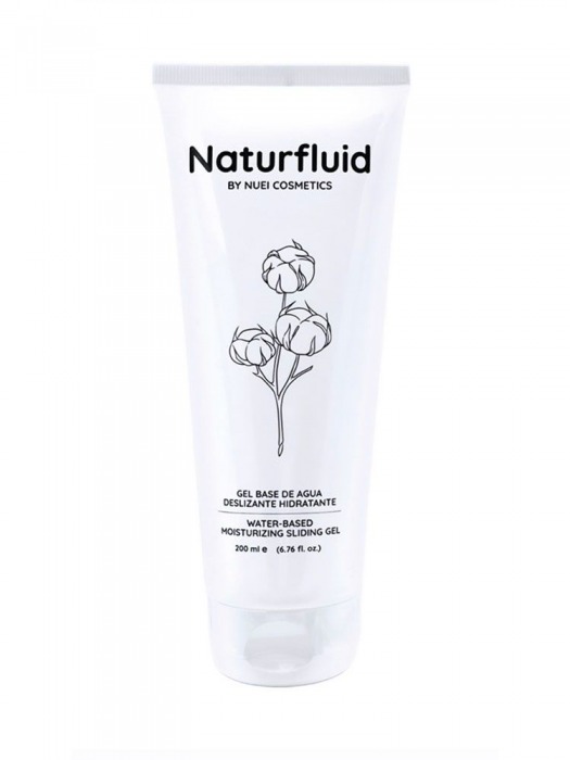Экстраскользкий лубрикант на водной основе Nuei Naturfluid - 200 мл. - Nuei cosmetics - купить с доставкой в Хабаровске