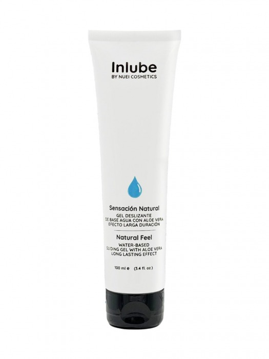 Интимный лубрикант с алоэ вера Inlube Natural Feel - 100 мл. - Nuei cosmetics - купить с доставкой в Хабаровске