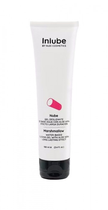 Лубрикант на водной основе Nuei Inlube с алоэ вера и ароматом маршмеллоу -100 мл. - Nuei cosmetics - купить с доставкой в Хабаровске